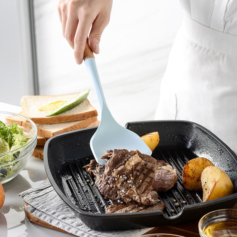 Heat-Resistant Silicone Non-Stick Kitchen Utensils Set – Durable Cooking Tools for Home